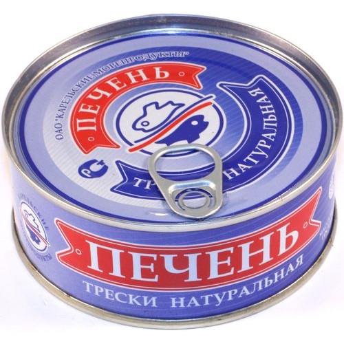 Печень трески натуральная Знак Качества 185г