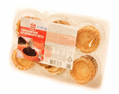 FINE LIFE Тарталетки икорные 135г