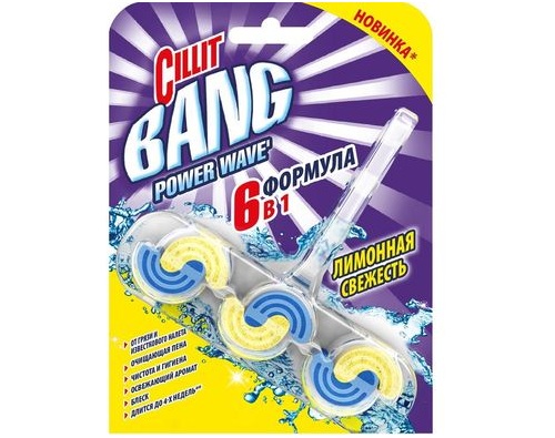 Cillit BANG, 6 в 1, лимонная свежесть 39 гр.