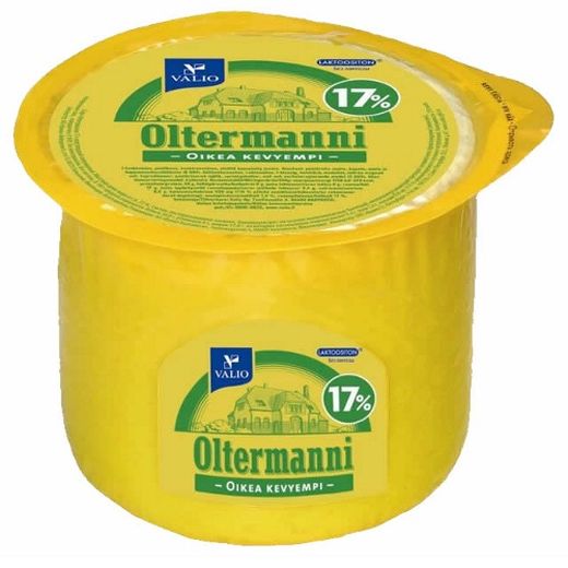 Сыр Ольтермани легкий OLTERMANNI 17% 1кг
