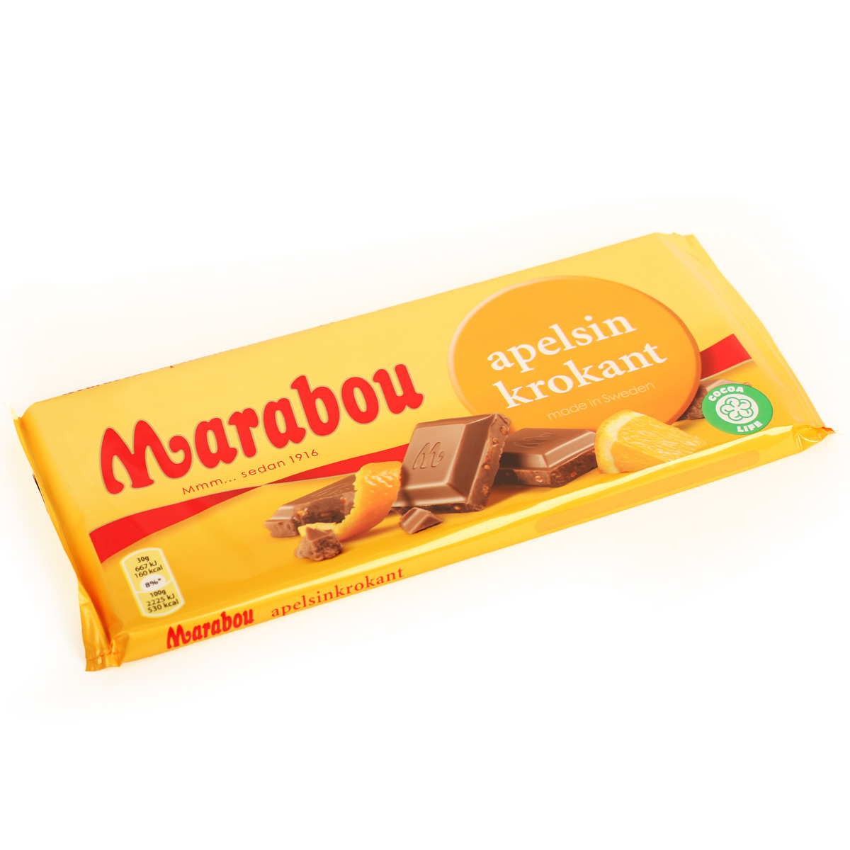 Марабу Шоколад Marabou апельсин 200г