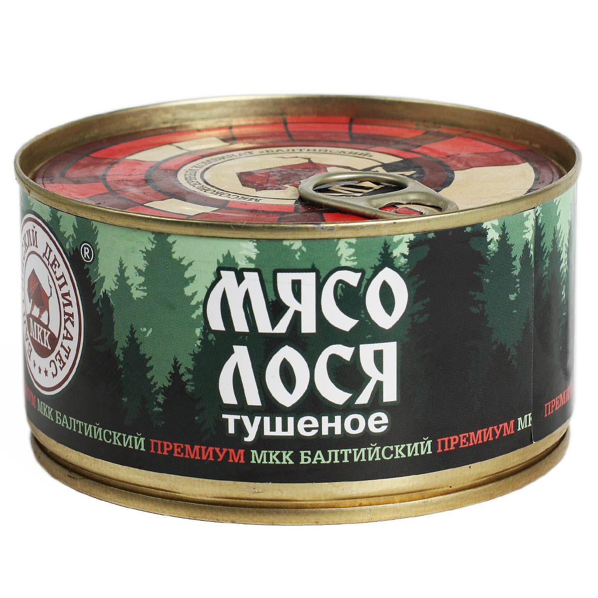 Мясо лося тушеное премиум 325г МКК Балтийский Мясо лося тушеное премиум 325г МКК Балтийский