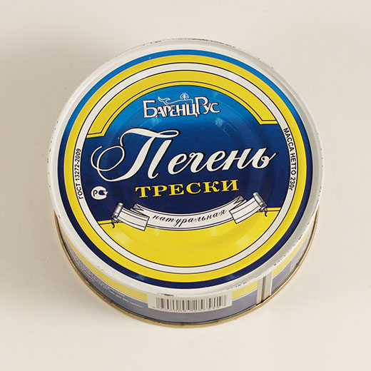 Печень трески БаренцРус 230г