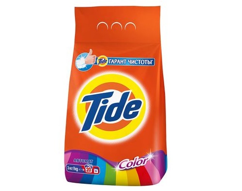 TIDE Автомат колор стиральный порошок 3кг