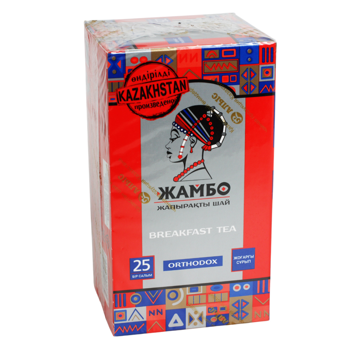 ЖАМБО Breakfast кенийский листовой чай высший сорт 25пак X2г 50г