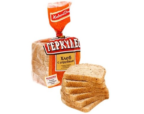 ХЛЕБНЫЙ ДОМ хлеб Геркулес с отрубями 250г