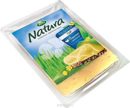 Сыр ARLA NATURA Тильзитер нарезка 50% 150г Сыр ARLA NATURA Тильзитер нарезка 50% 150г