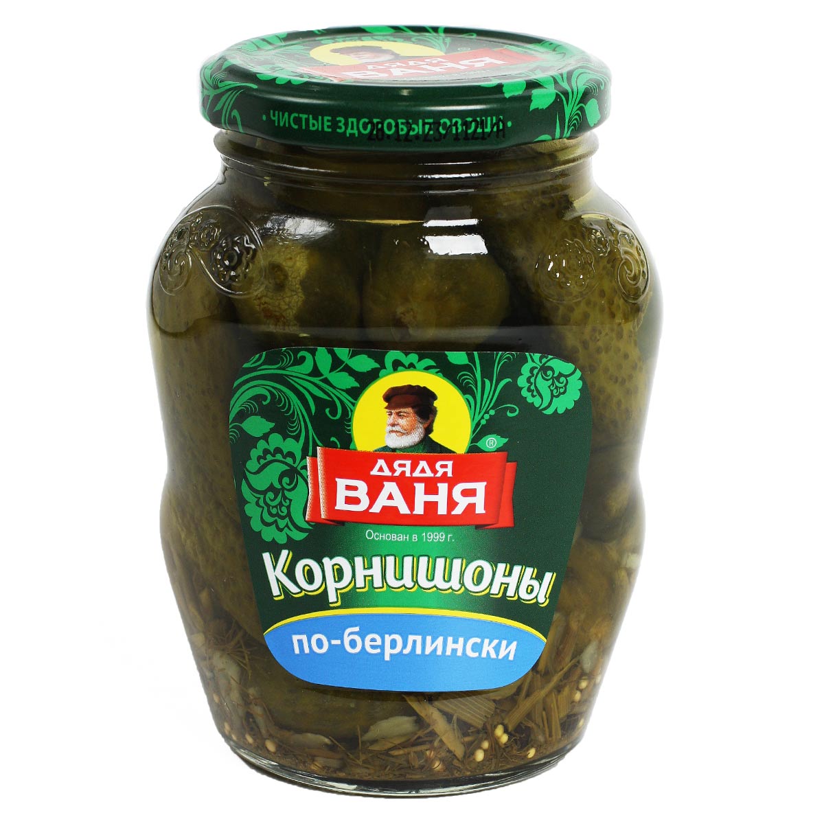 Корнишоны маринованные по-берлински Дядя Ваня 350г Корнишоны маринованные по-берлински Дядя Ваня 350г