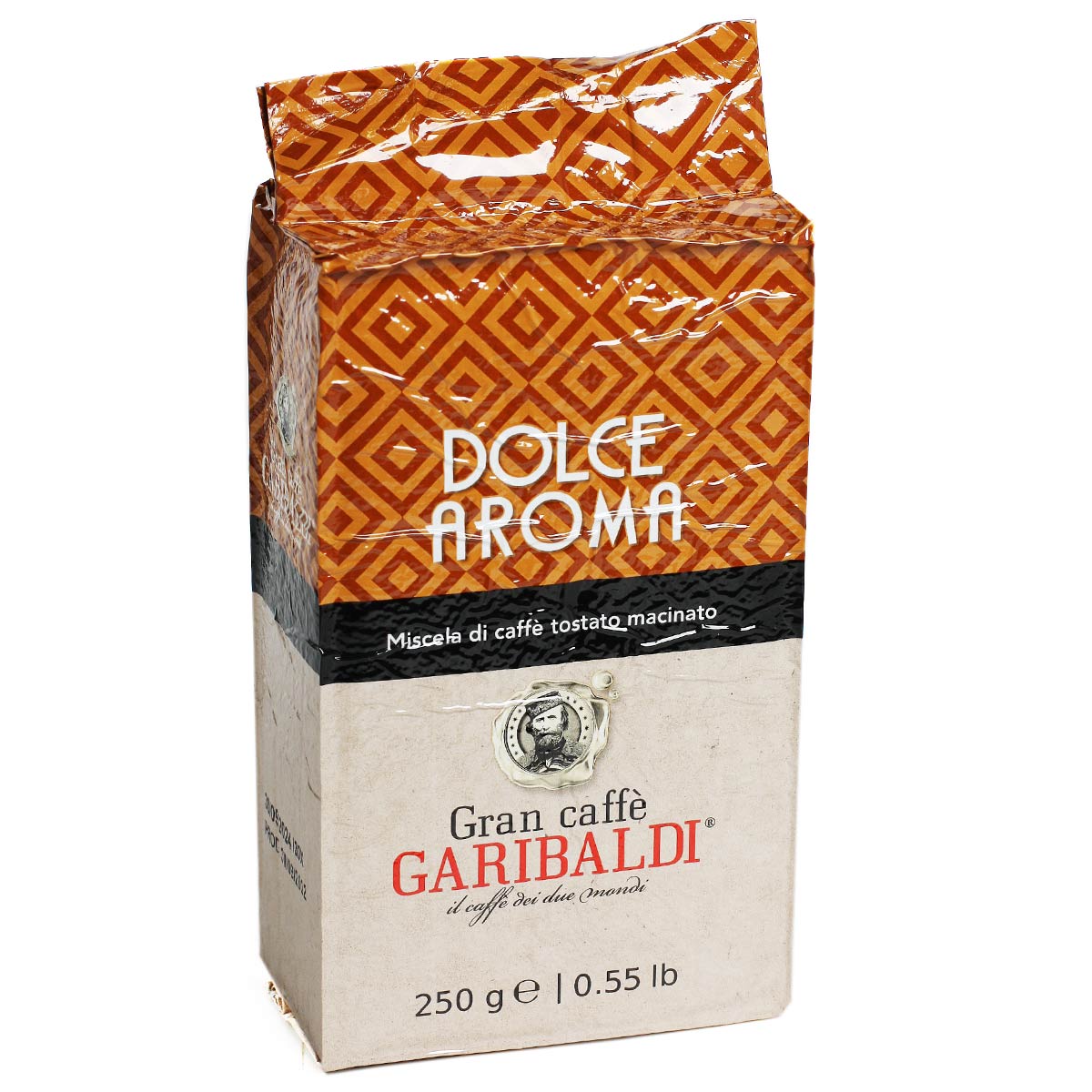 DOLCE AROMA GARIBALDI Кофе натуральный жареный молотый 250г DOLCE AROMA GARIBALDI Кофе натуральный жареный молотый 250г