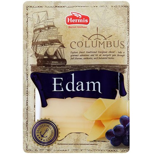 COLUMBUS Сыр Эдам нарезка 45%, 150г