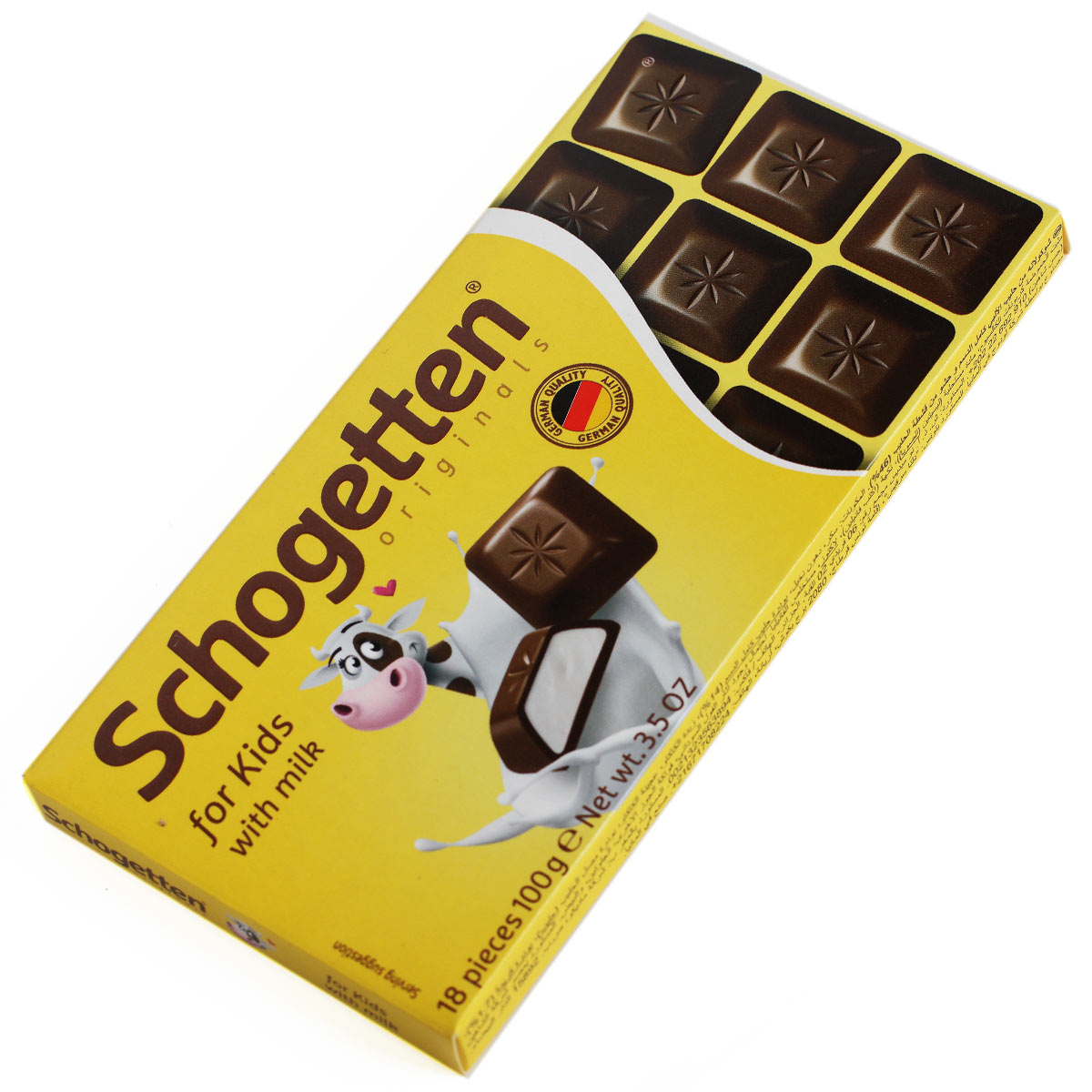 SCHOGETTEN Детский молочный шоколад с кремовой сливочной начинкой 100г