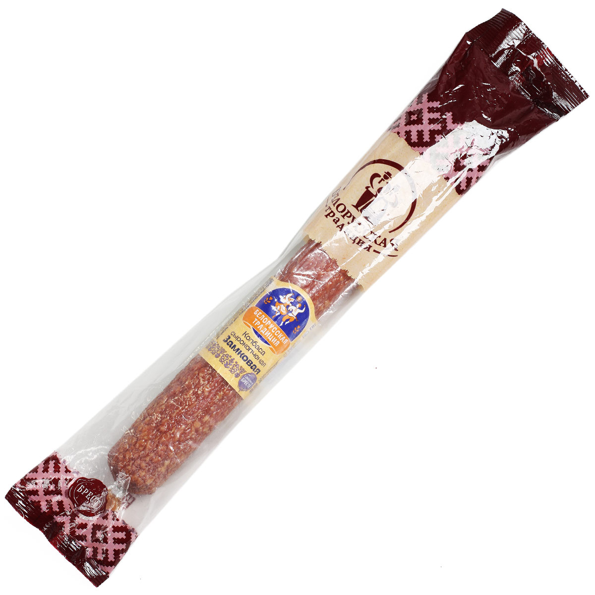 Колбаса сырокопченая Замковая Белорусская традиция Колбаса сырокопченая Замковая Белорусская традиция