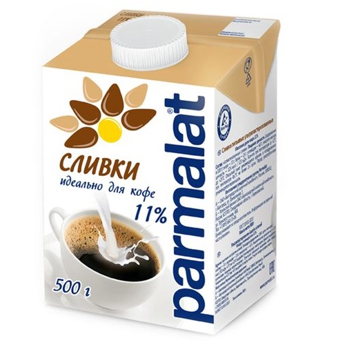 PARMALAT Сливки питьевые 11% 0.5л