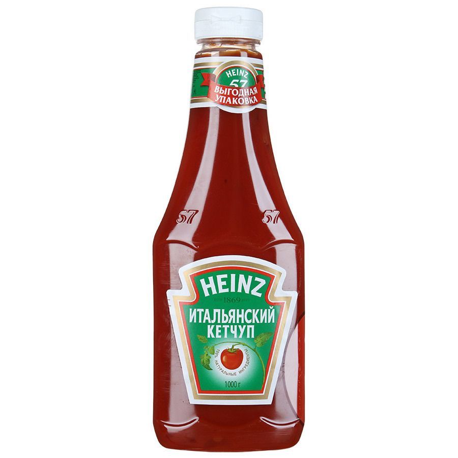 Heinz кетчуп томатный Итальянский в бутылке 800г Heinz кетчуп томатный Итальянский в бутылке 800г