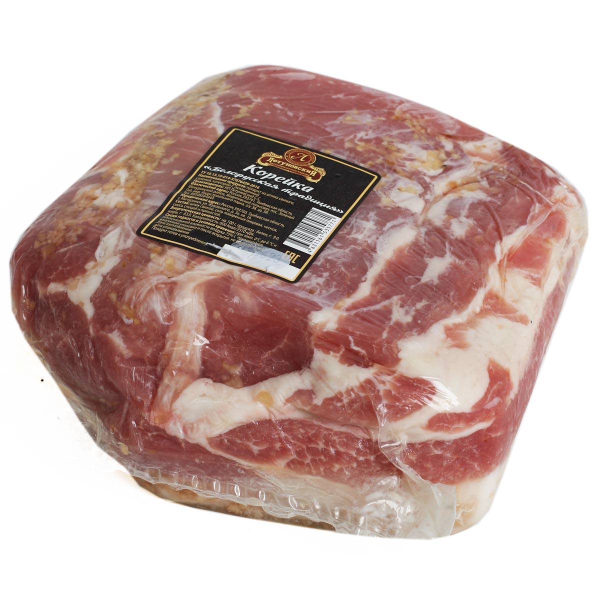 Корейка соленая Белорусская традиция с чесноком ИП Летуновский