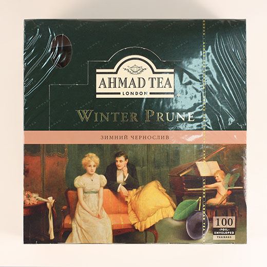 Чай черный Ahmad 180 гр. ( с черносливом 100 пакетов)