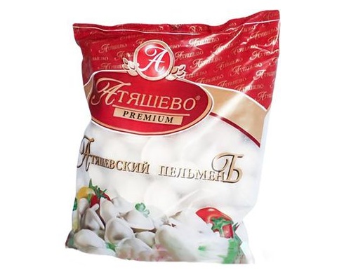 Атяшево Атяшевский пельмень премиум. 1кг. Россия Атяшево Атяшевский пельмень премиум. 1кг. Россия