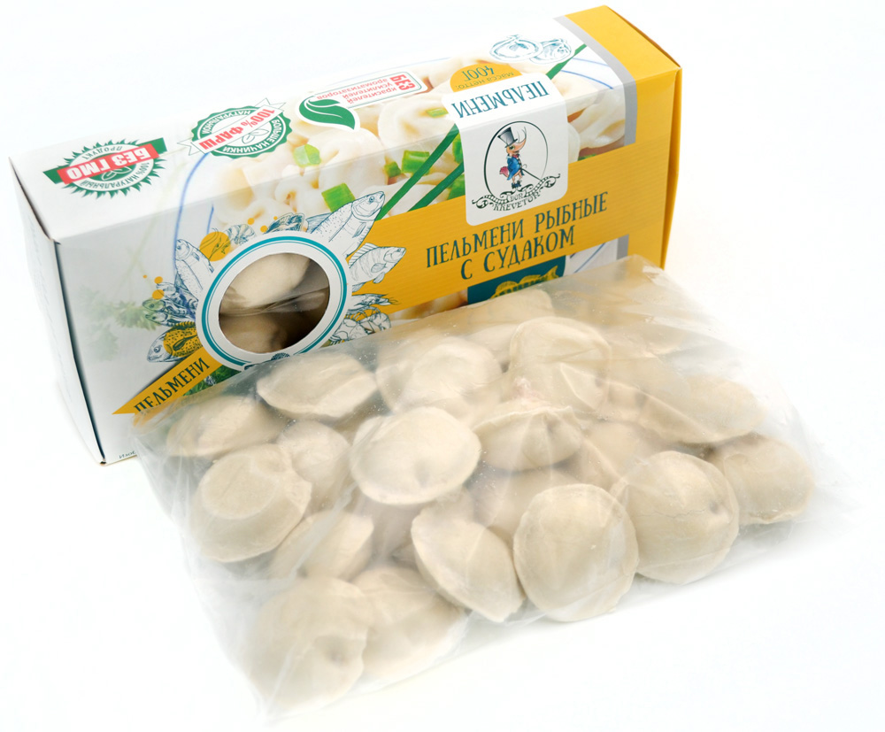 Рыбные пельмени с судаком Дон Креветон 400г