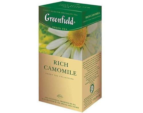 Чай Greenfield Rich Camomile 25П X2г 50г Чай Greenfield Rich Camomile 25П X2г 50г
