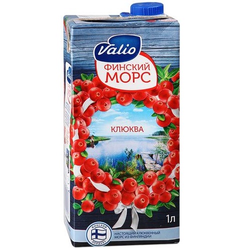 VALIO Морс Финский Клюква 1л