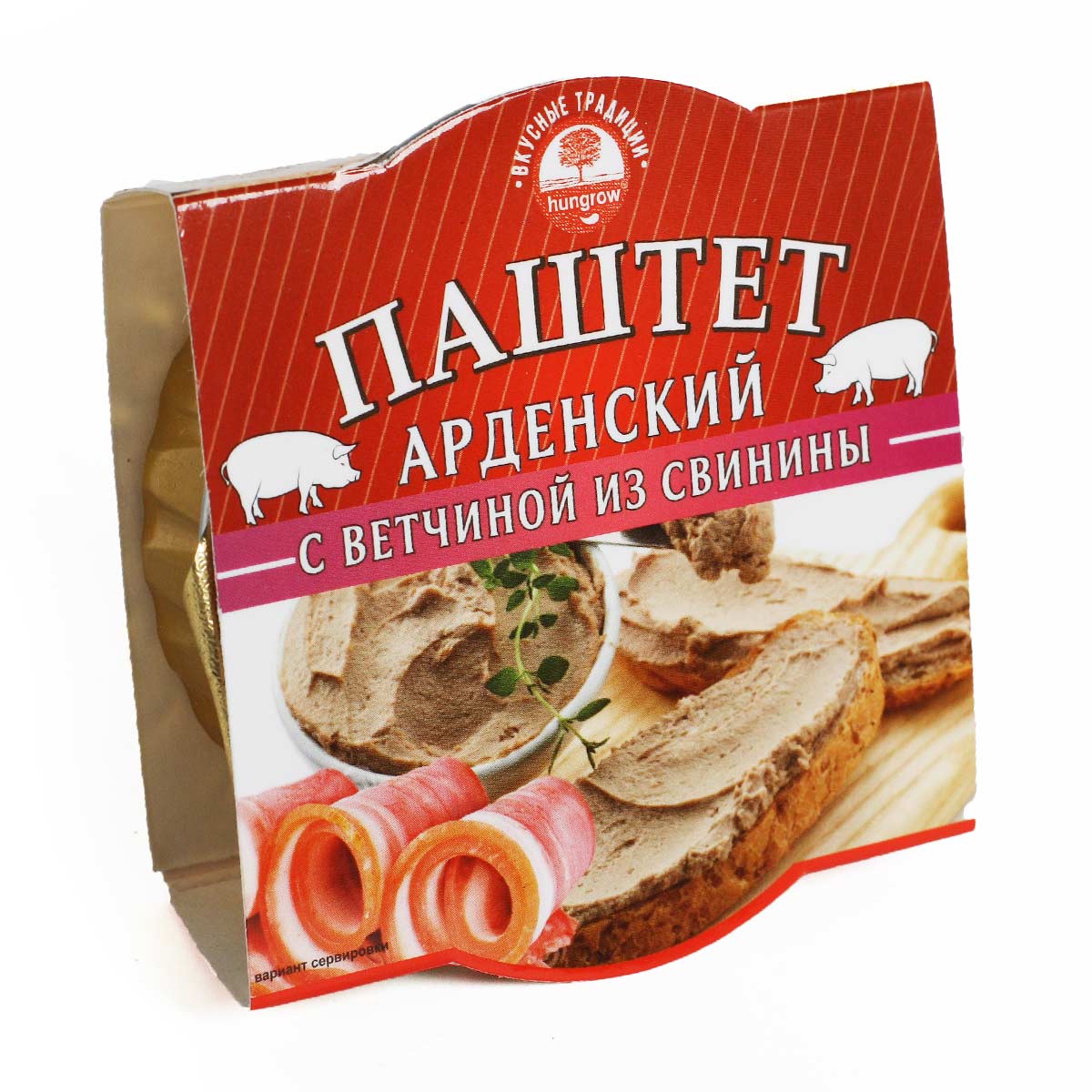 Паштет Арденский с ветчиной из свинины Вкусные Традиции 90г