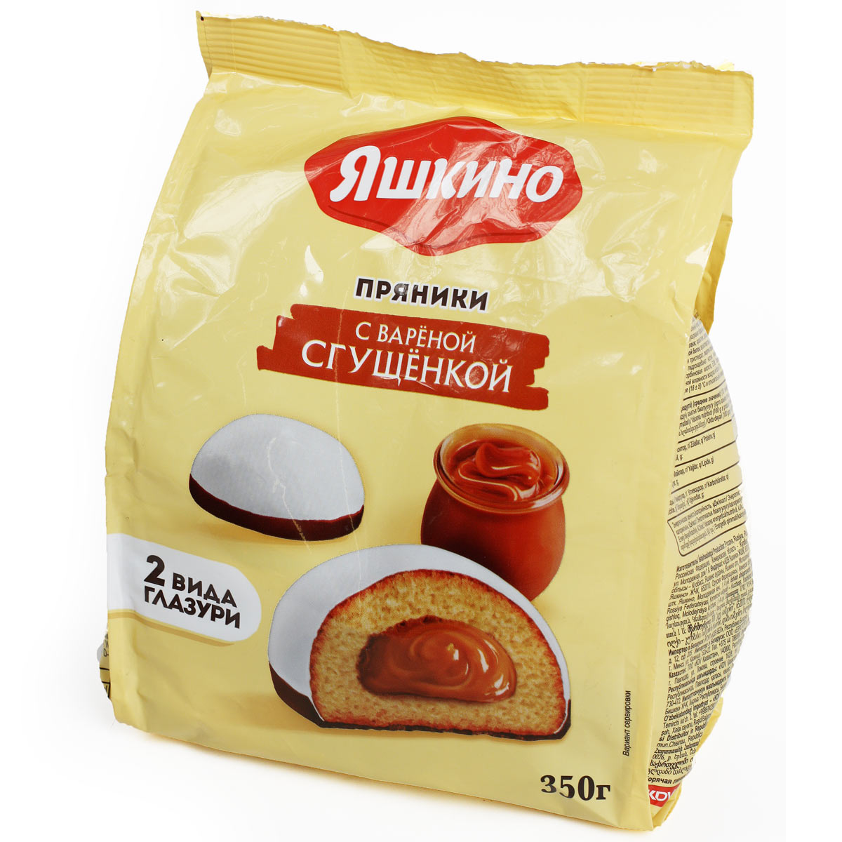Яшкино пряники с варёной сгущёнкой 350г Яшкино пряники с варёной сгущёнкой 350г