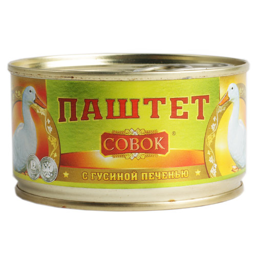 СОВОК Паштет с гусиной печенью 100г 