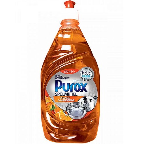Гель для мытья посуды Purox Orange & Mandarin 650мл