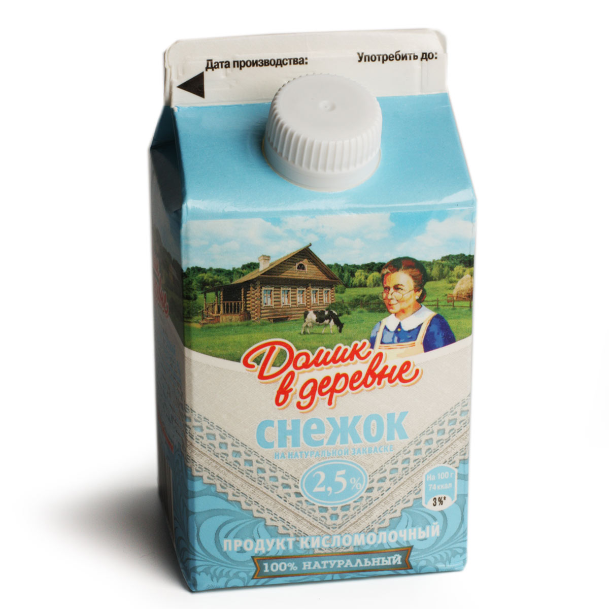 ДОМИК В ДЕРЕВНЕ Снежок 2.5% 270г