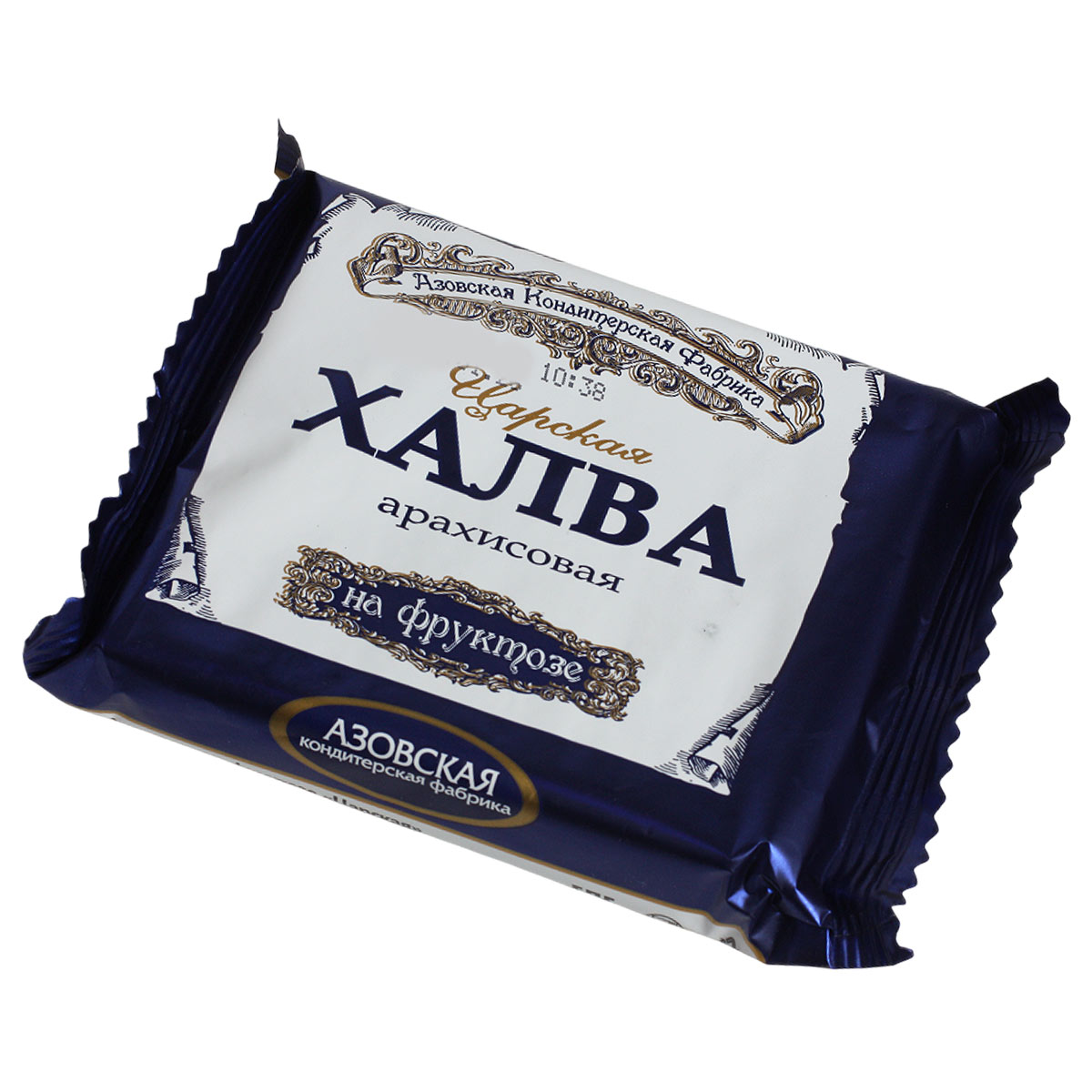 Халва арахисовая на фруктозе Царская Азовская КФ 180г Халва арахисовая на фруктозе Царская Азовская КФ 180г