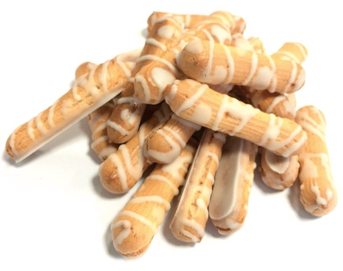 Баттерфляй Печенье Хрустики с белой глазурью 500 гр. 