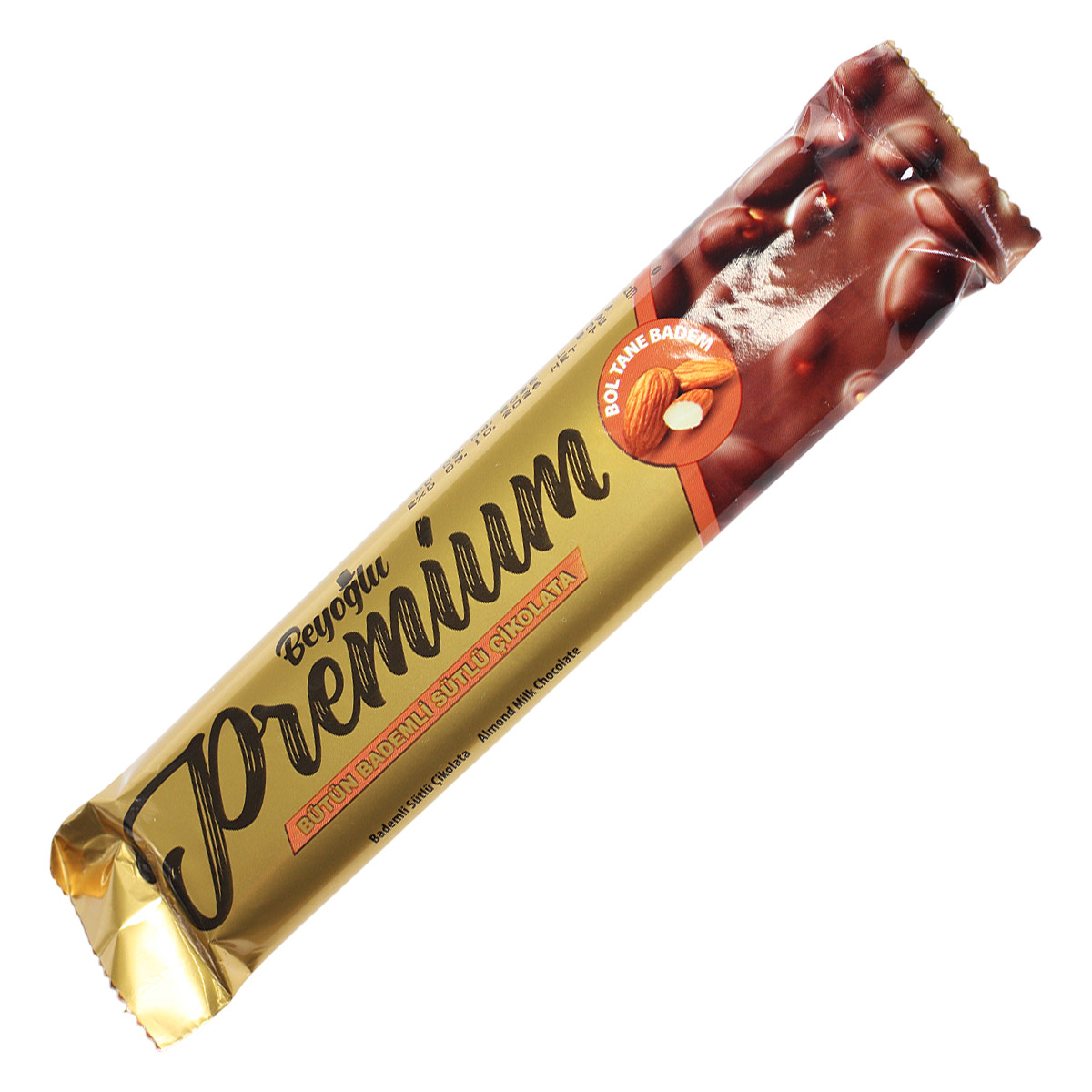 Beyoglu шоколад молочный Premium с цельным миндалем 75г