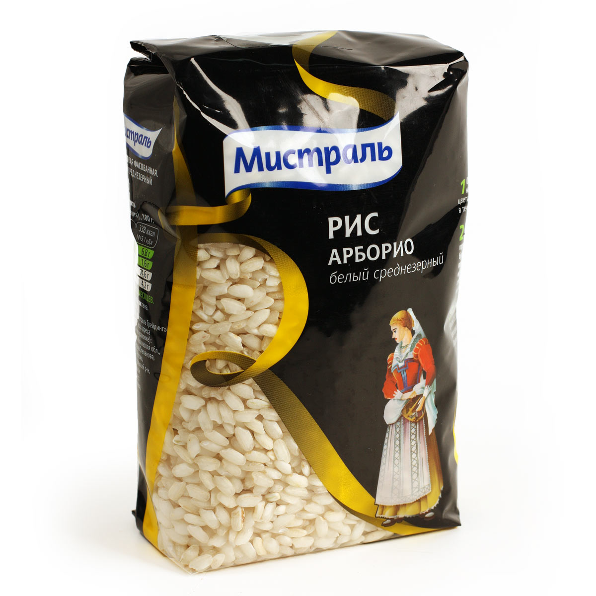 Мистраль рис Арборио белый среднезерный 500г