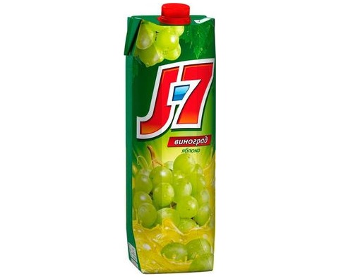 J7 виноград-яблоко, нектар, 0,97 л.