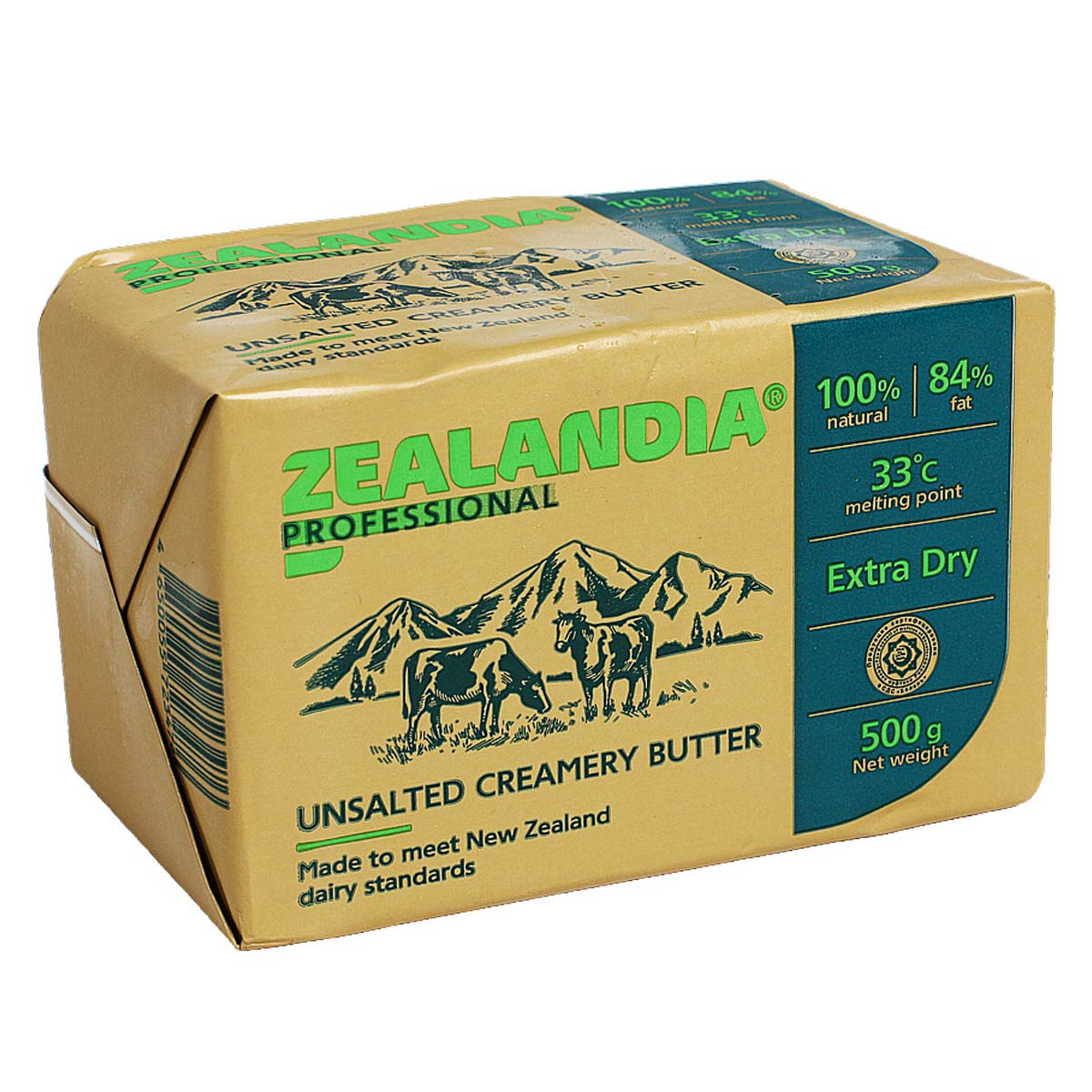 ZEALANDIA масло сливочное 84% 500г