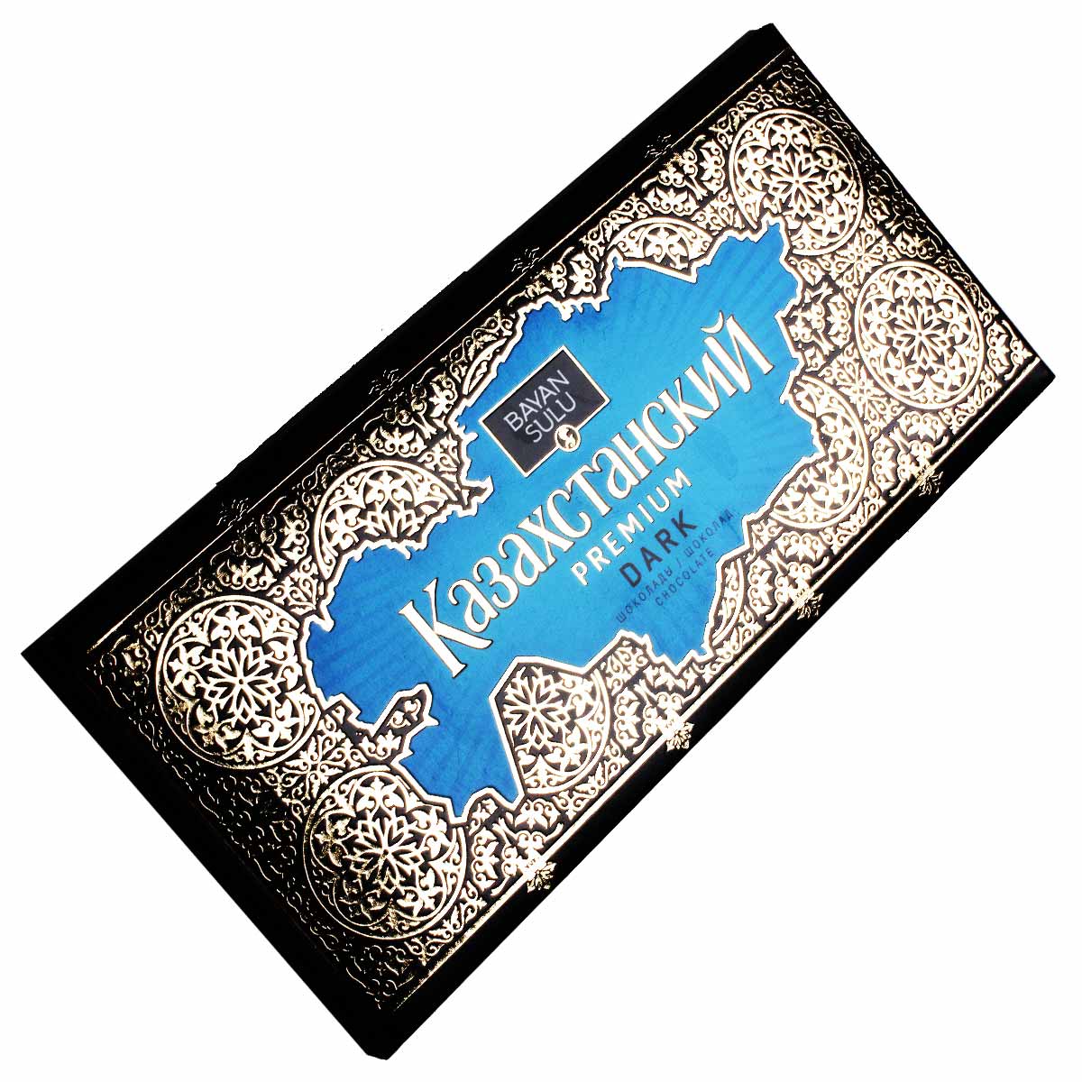 Шоколад Казахстанский премиум горький 82% BAYAN SULU 100г