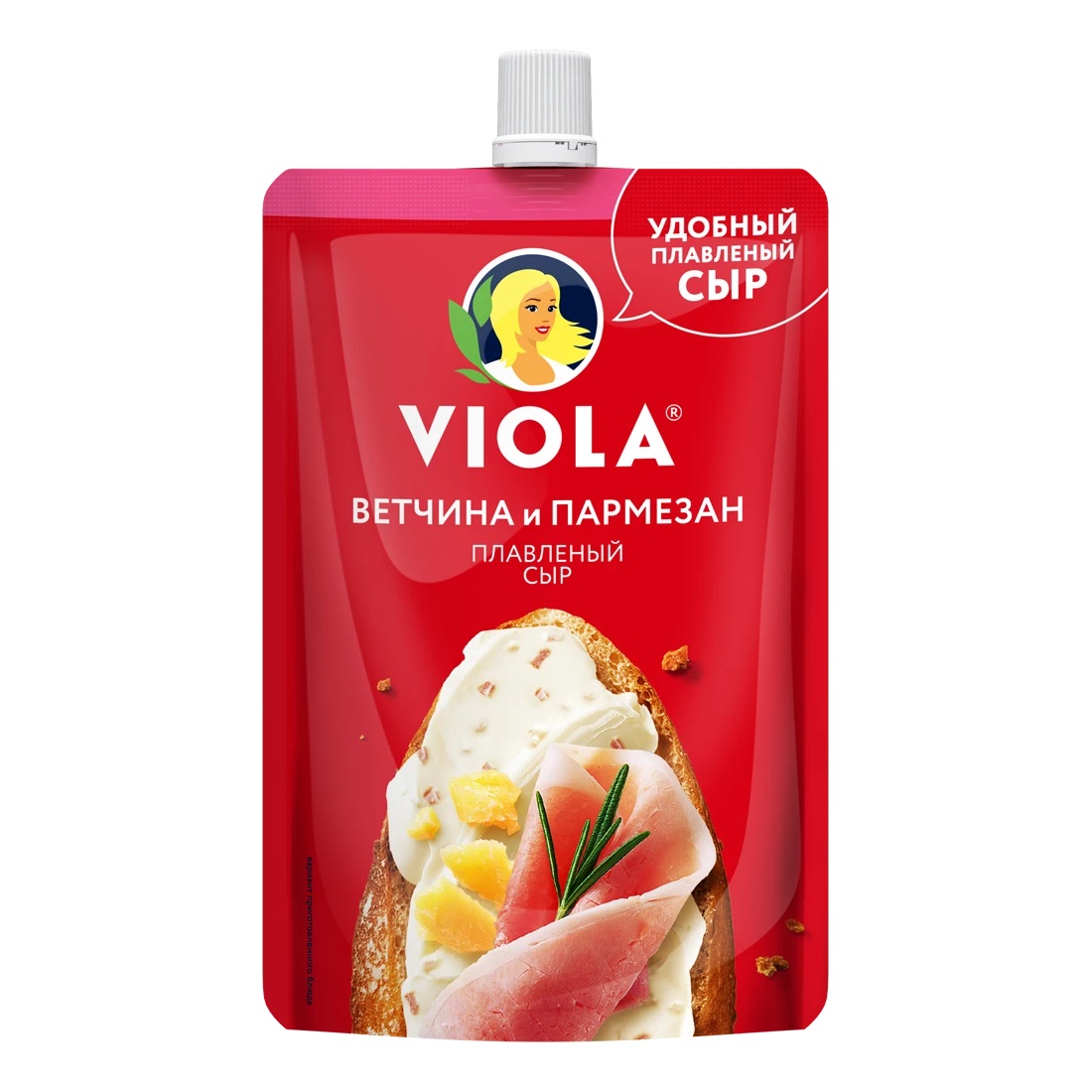 VIOLA сыр с ветчиной и пармезаном Виола плавленый 45% 180г VIOLA сыр с ветчиной и пармезаном Виола плавленый 45% 180г