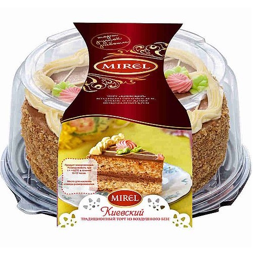 MIREL торт Киевский со сливочным кремом 600г MIREL торт Киевский со сливочным кремом 600г