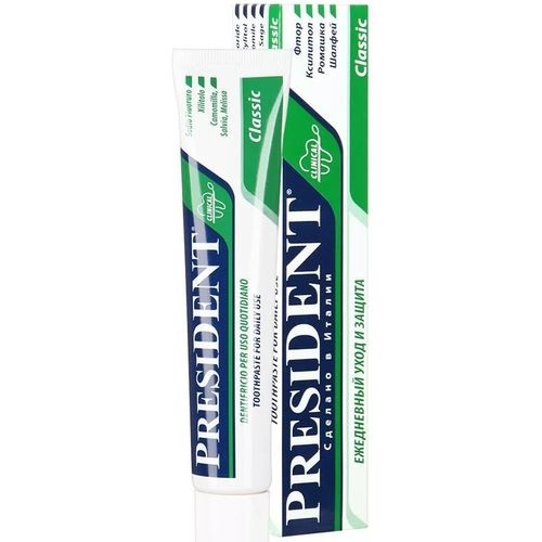 PRESIDENT CLASSIC зубная паста 75мл PRESIDENT CLASSIC зубная паста 75мл