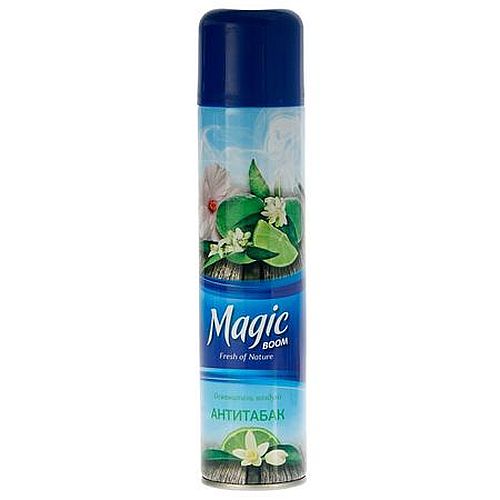 Освежитель воздуха аэрозольный Magic Boom Антитабак 300мл 