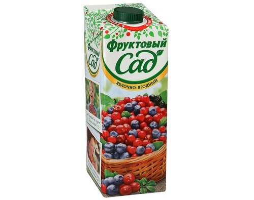 ФРУКТОВЫЙ САД сок Яблочно-ягодный 0.95л
