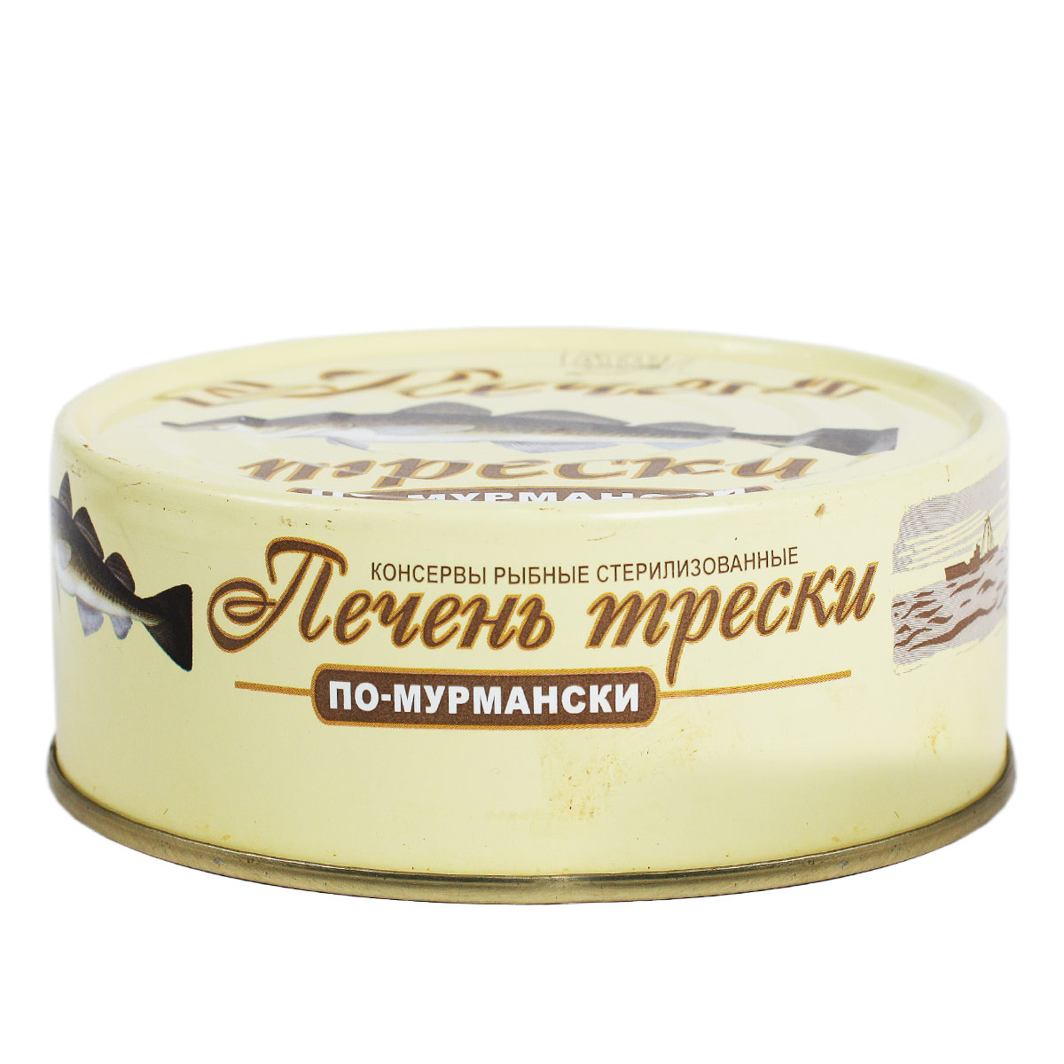 Печень трески по Мурмански сделана на траулере 230г