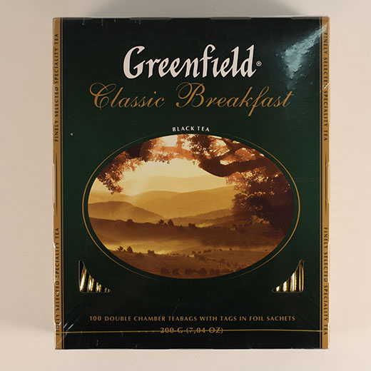 Чай черный Greenfield Breakfast Classic 100п 200г