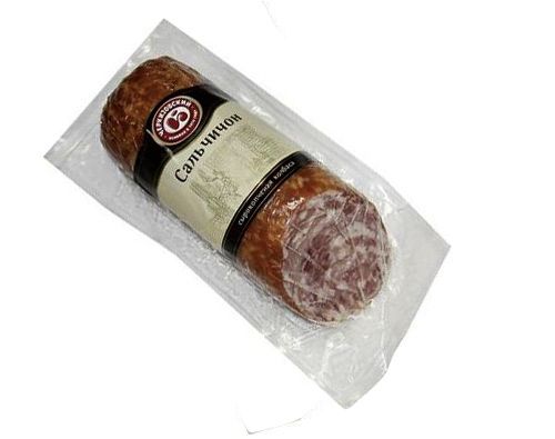 ЧЕРКИЗОВСКИЙ колбаса Сальчичон сырокопченая 400г