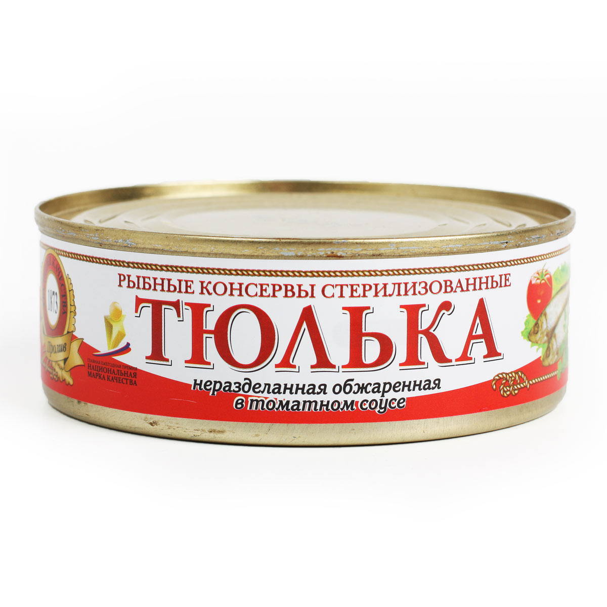 Тюлька в томатном соусе обжареннная Пролив 240г