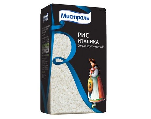 Мистраль рис Италика круглозерный 1кг Мистраль рис Италика круглозерный 1кг