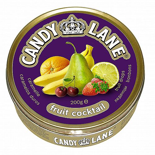 Леденцы Candy Lane конфеты Кэнди фруктовый коктейль 200г