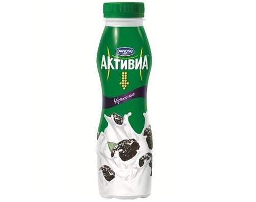 АКТИВИА Йогурт питьевой чернослив 2.2% 290г 