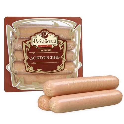 РУБЛЕВСКИЙ Сосиски Докторские 480г