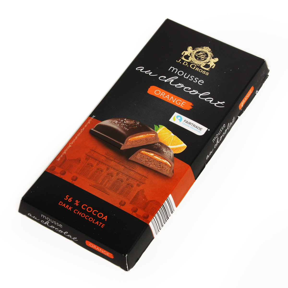 J.D. Gross mousse Шоколад темный 56 % 200г